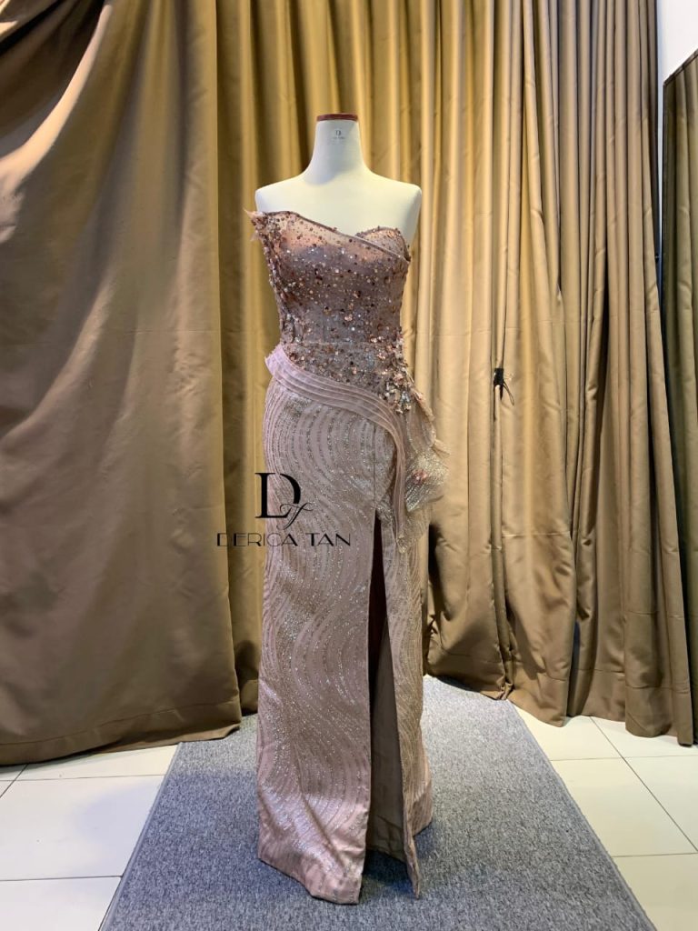 sewa gaun pesta H line